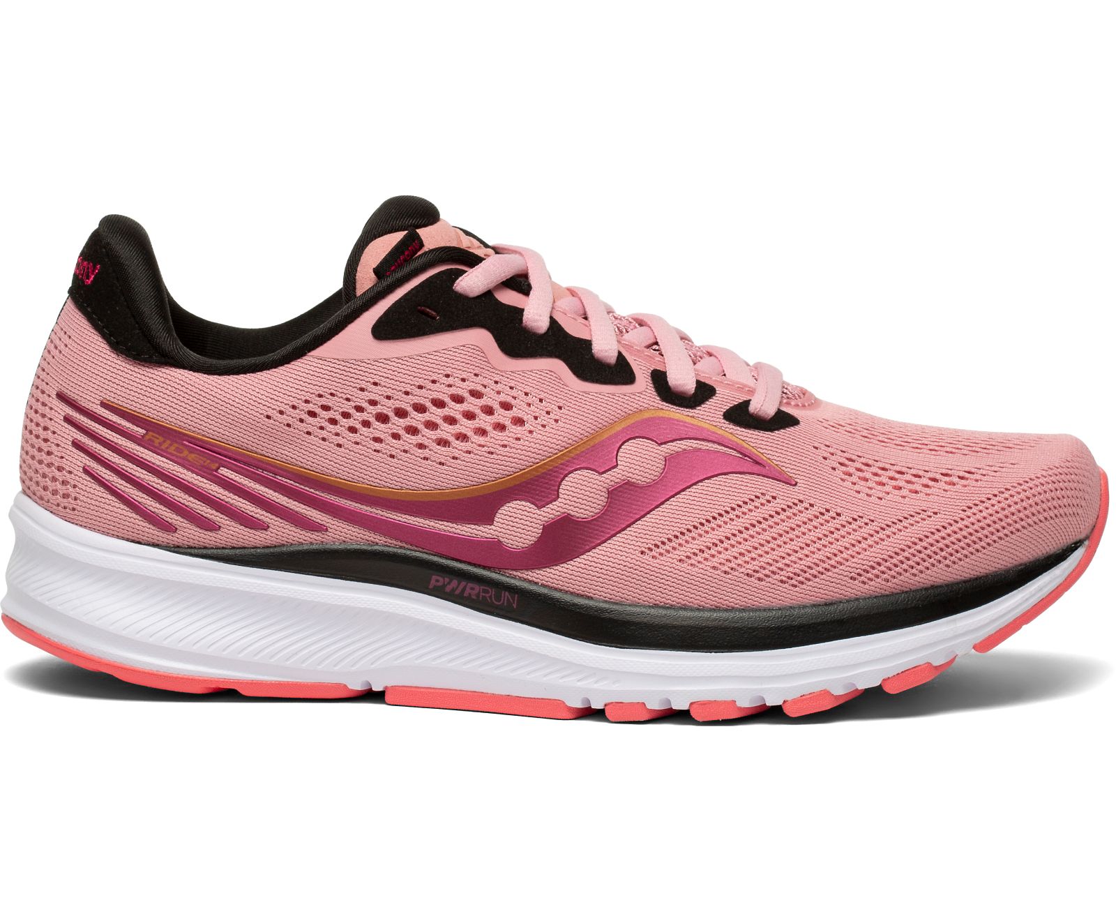Tenis Para Correr Saucony Ride 14 Mujer Rosas | México 197GSOL